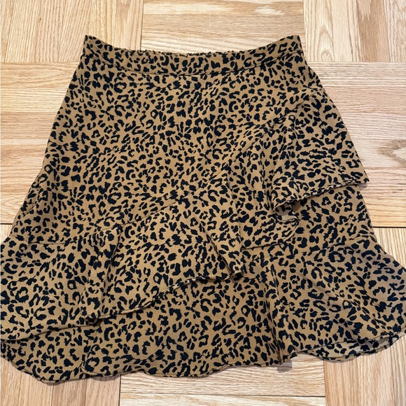Altar'd State Dresses & Skirts - Leopard Print Ruffle Skirt